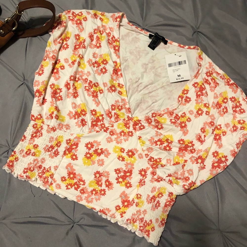 Forever 21 floral blouse